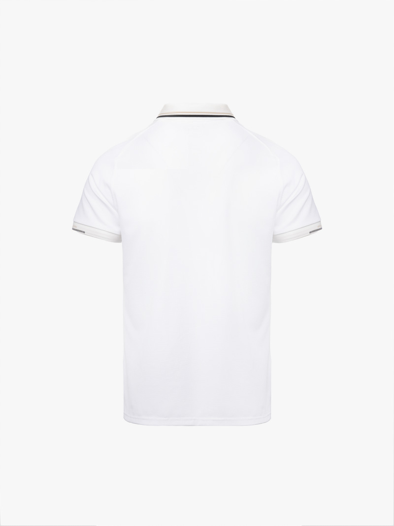 Áo Polo Cool-X Trơn Form Slimfit PO166 Màu Trắng