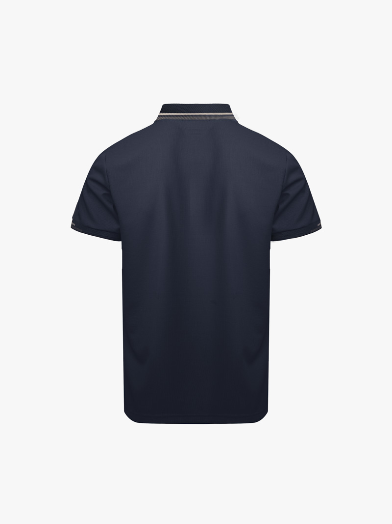 Áo Polo Cool-X Trơn Form Slimfit PO166 Màu Xanh Đen