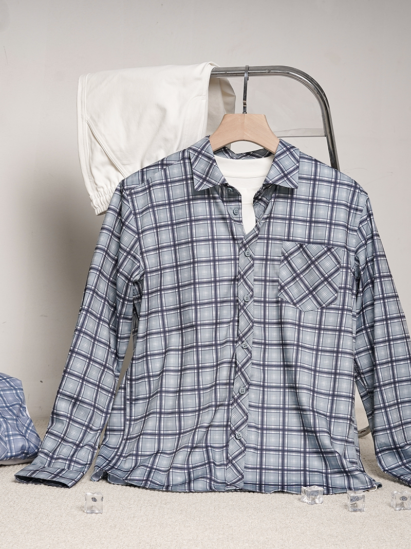 Áo Sơ Mi Caro Cool-X Form Slimfit SM192 Caro Xanh Lá