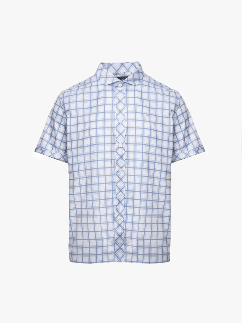 Áo Sơ Mi Caro Cool-X Thêu 4M Form Regular SM193