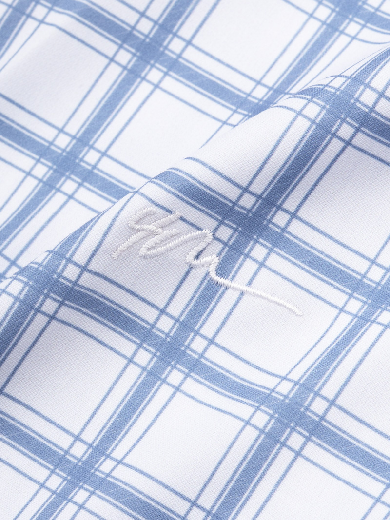 Áo Sơ Mi Caro Cool-X Thêu 4M Form Regular SM193