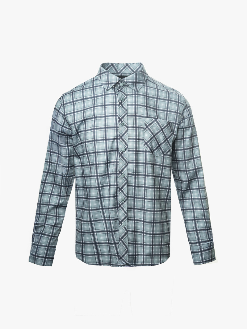 Áo Sơ Mi Caro Cool-X Form Slimfit SM192 Caro Xanh Lá