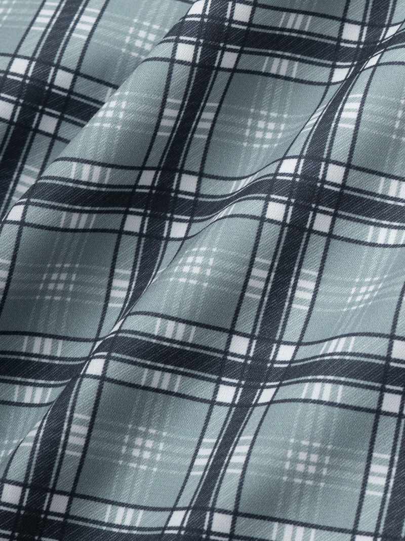 Áo Sơ Mi Caro Cool-X Form Slimfit SM192 Caro Xanh Lá