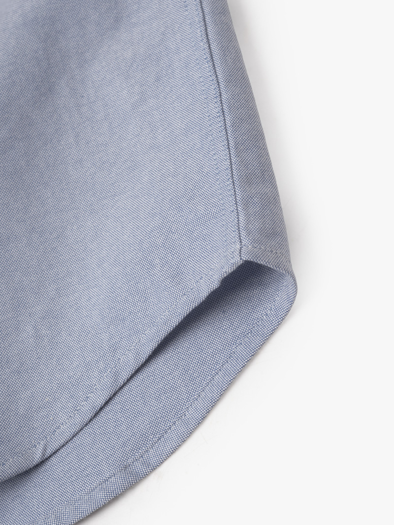 Áo Sơ Mi Tay Ngắn Oxford Thêu 4M Ở Túi Form Regular SM191 Màu Xám