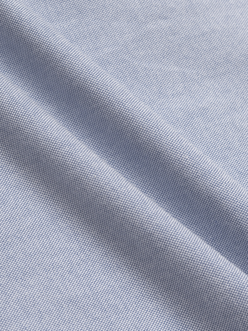 Áo Sơ Mi Tay Ngắn Oxford Thêu 4M Ở Túi Form Regular SM191 Màu Xám