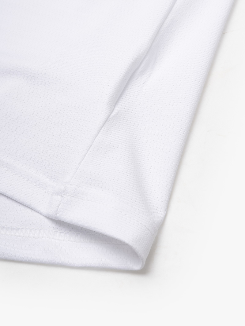 Áo Thun Thể Thao In Logo 4M Tròn Form Regular AT175 Màu Trắng