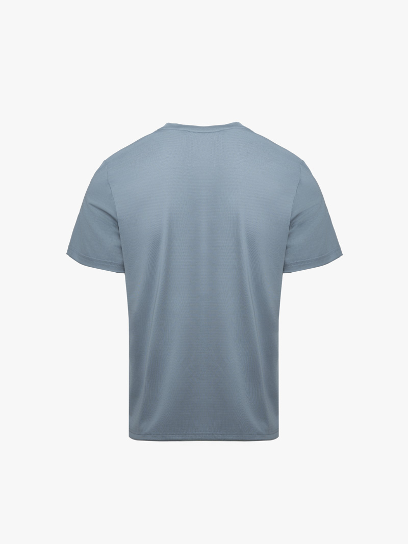 Áo Thun Thể Thao In Logo 4M Tròn Form Regular AT175 Màu Xám