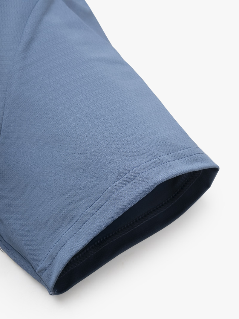 Áo Thun Thể Thao In Logo 4M Tròn Form Regular AT175 Màu Xám Xanh