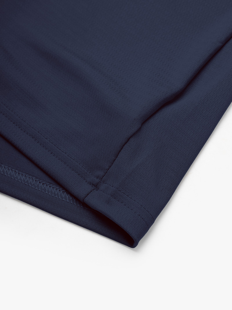 Áo Thun Thể Thao In Logo 4M Tròn Form Regular AT175 Màu Xanh Đen