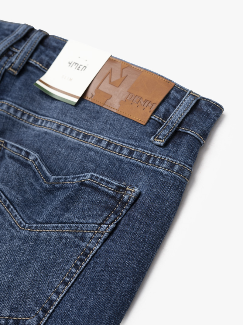 Quần Jean Trơn Form Slimfit QJ115