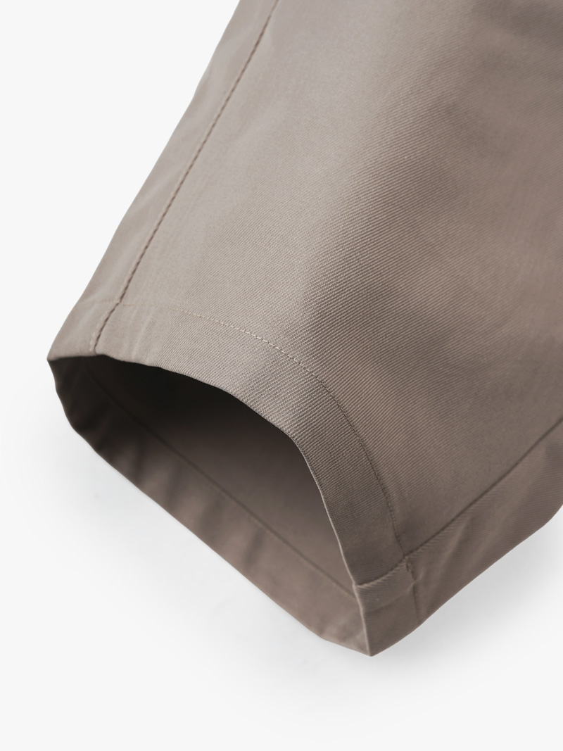 Quần Short Kaki Sidetab Xếp Ly Form Regular QS069 Màu Be