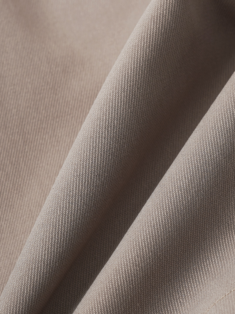 Quần Short Kaki Sidetab Xếp Ly Form Regular QS069 Màu Be