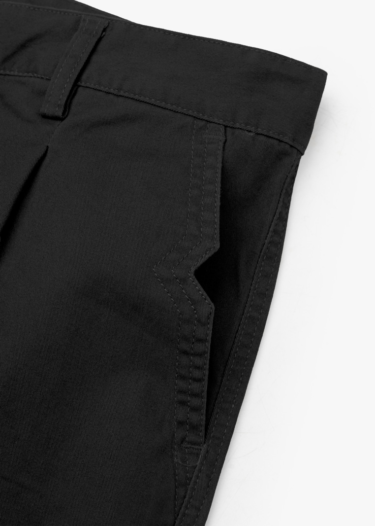 Quần Kaki Diễu 2 Bên Miệng Túi Form Slimfit QK031 Màu Đen