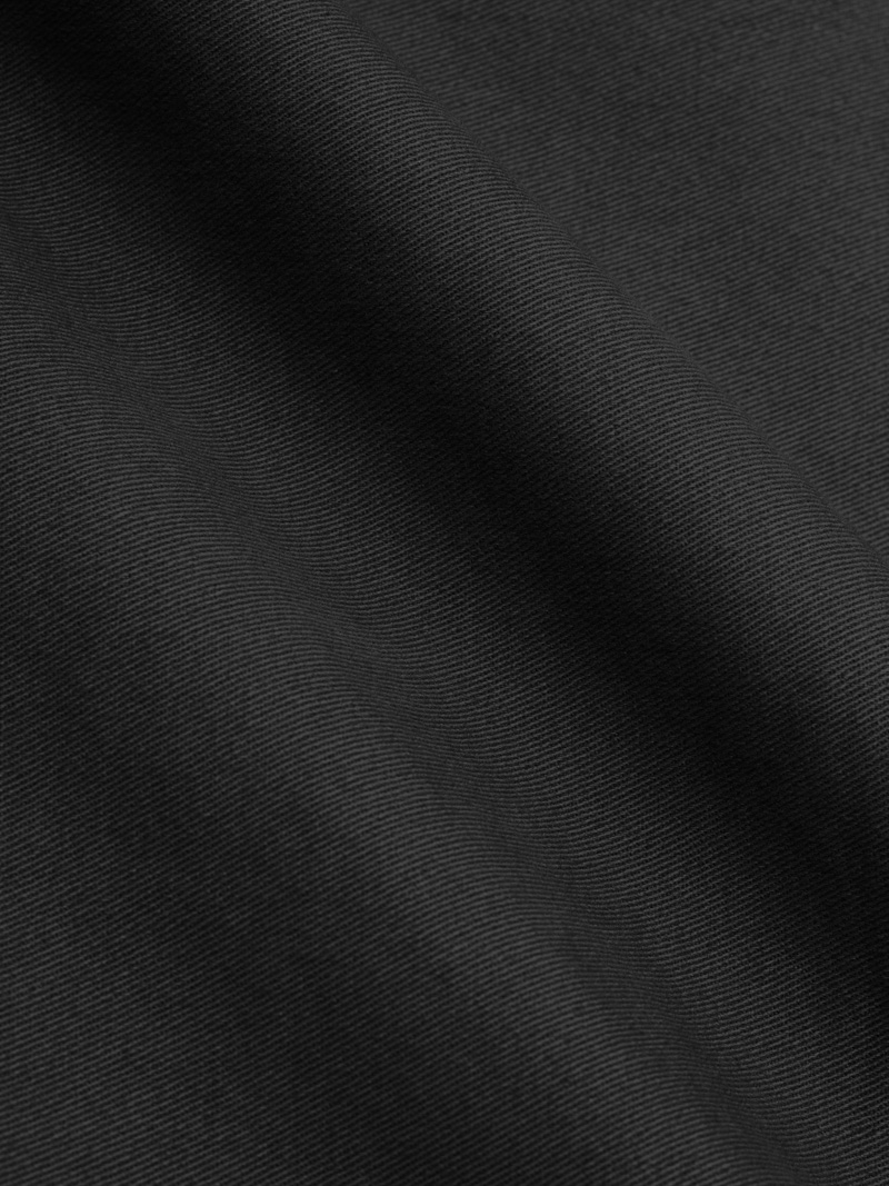 Quần Short Kaki Diễu 2 Bên Miệng Túi Form Straight QS074 Màu Đen