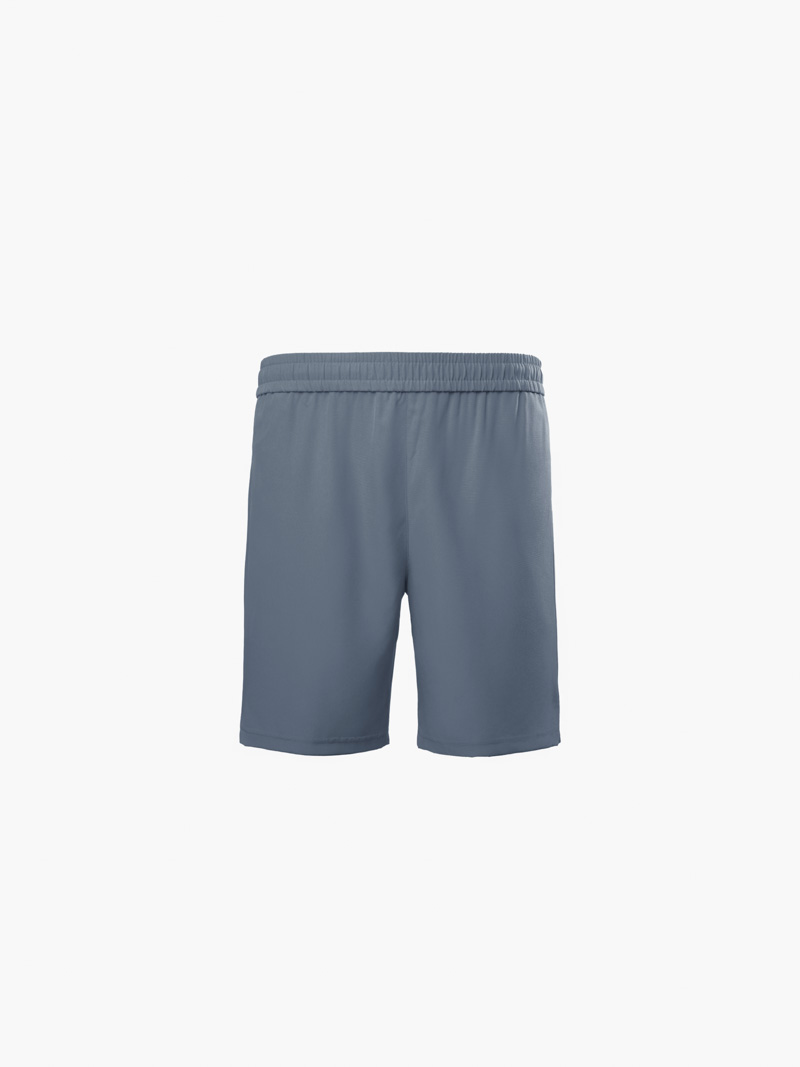 Quần Short Thể Thao In Chữ 4MEN ở Túi Form Relax Sport QS077 Màu Xám Đậm