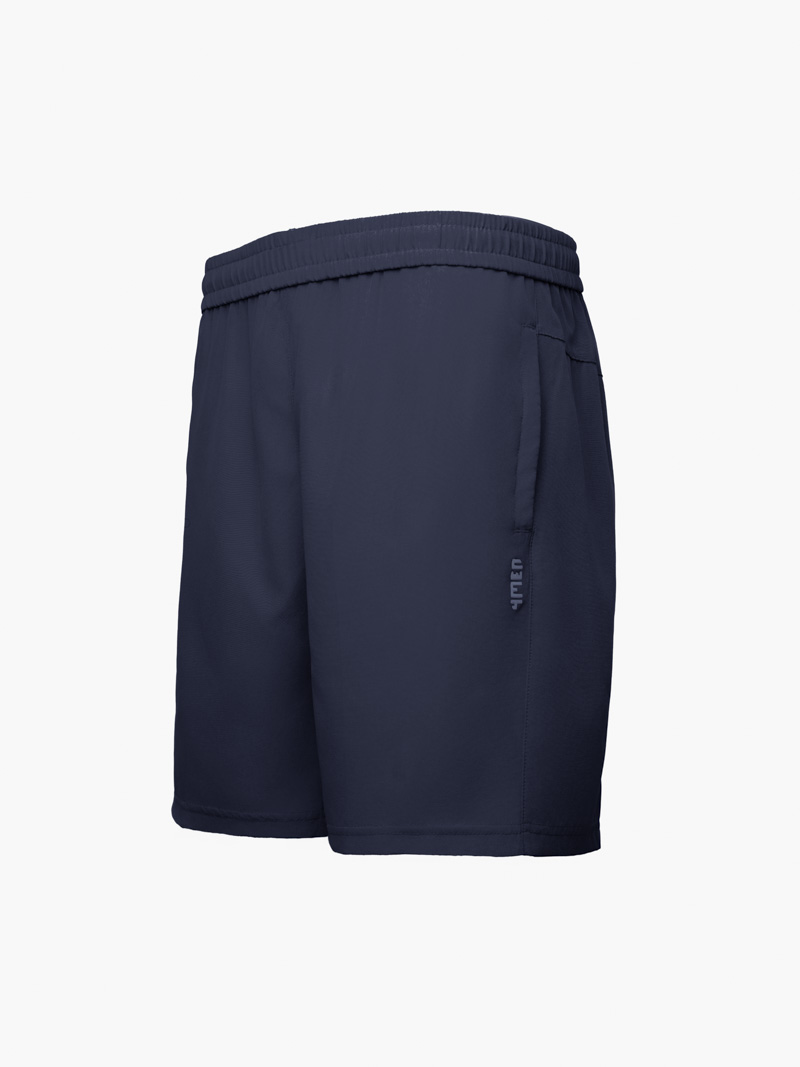 Quần Short Thể Thao In Chữ 4MEN ở Túi Form Relax Sport QS077 Màu Xanh Đen