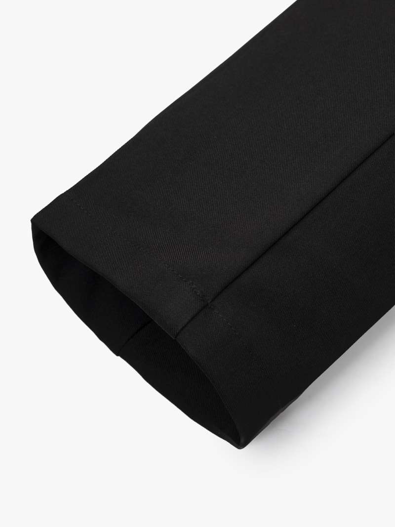 Quần Tây Sidetab Trơn Form Slimfit QT069 Màu Đen