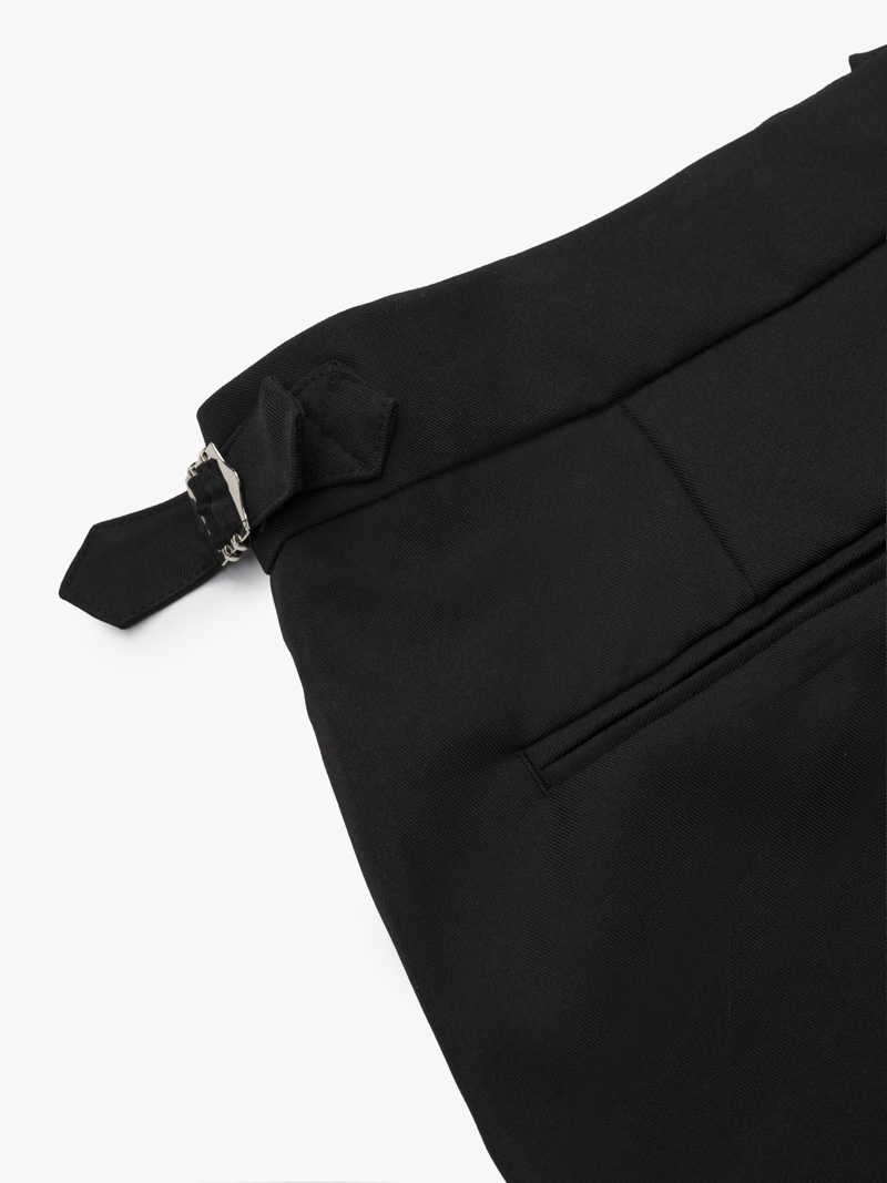 Quần Tây Sidetab Trơn Form Slimfit QT069 Màu Đen