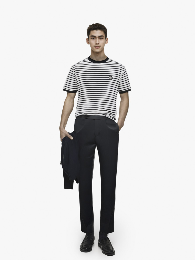 Quần Tây Sidetab Trơn Form Slimfit QT069 Màu Đen