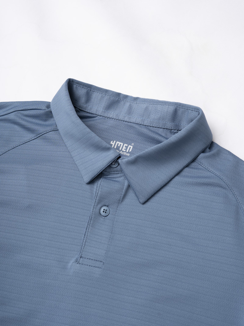 Aó Polo Thể Thao In 4MEN Racquet Club Form Regular Sport PO168 Màu Xanh Đá