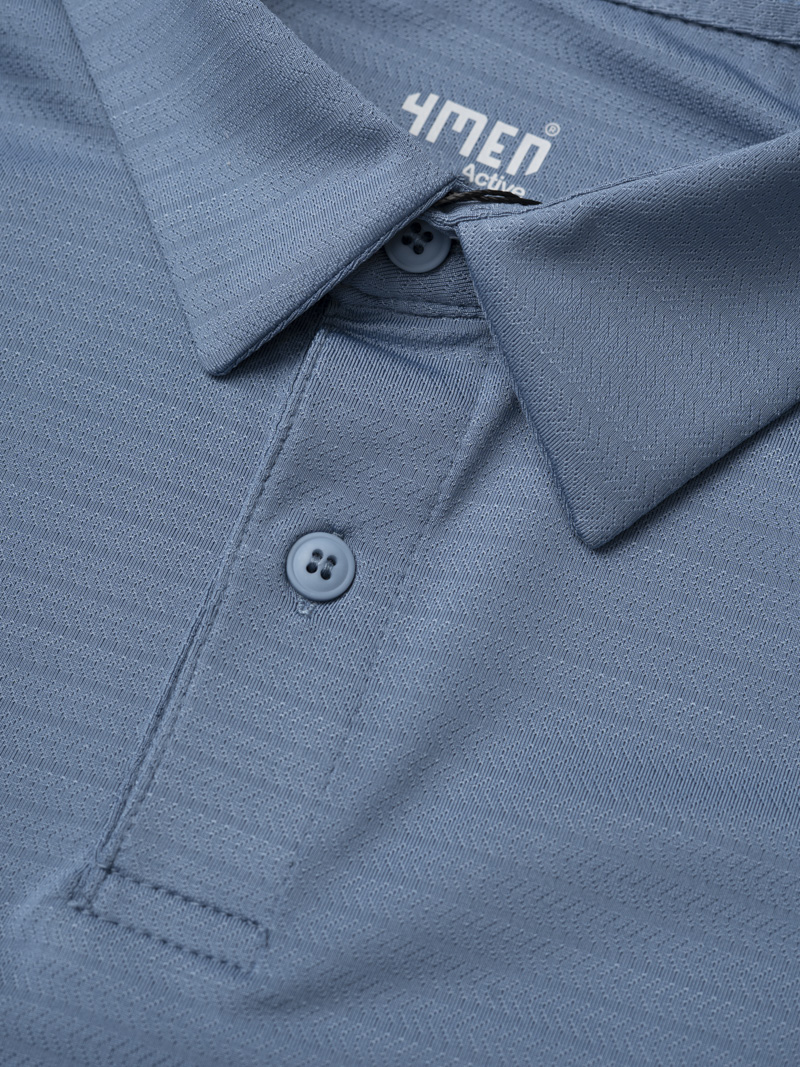 Aó Polo Thể Thao In 4MEN Racquet Club Form Regular Sport PO168 Màu Xanh Đá