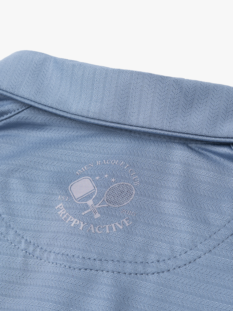 Aó Polo Thể Thao In 4MEN Racquet Club Form Regular Sport PO168 Màu Xanh Đá