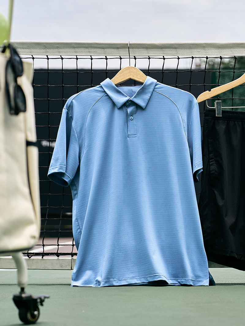 Aó Polo Thể Thao In 4MEN Racquet Club Form Regular Sport PO168 Màu Xanh Đá