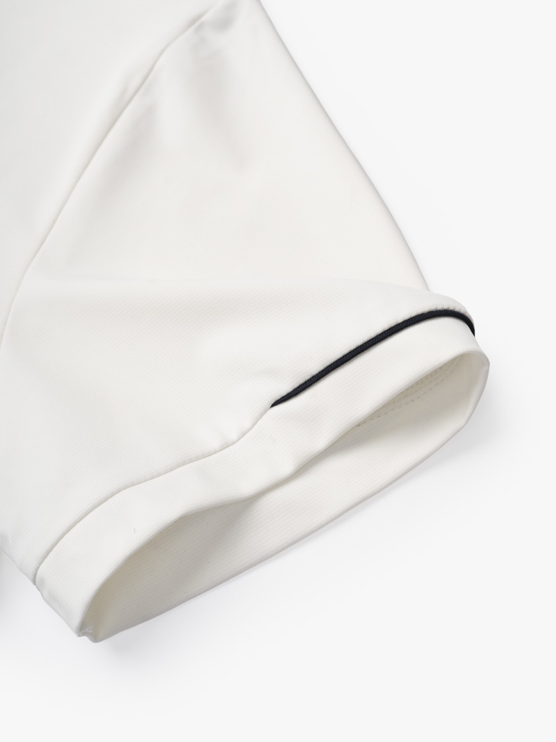 Áo Polo Thể Thao Phối Viền Form Regular PO170 Màu Trắng