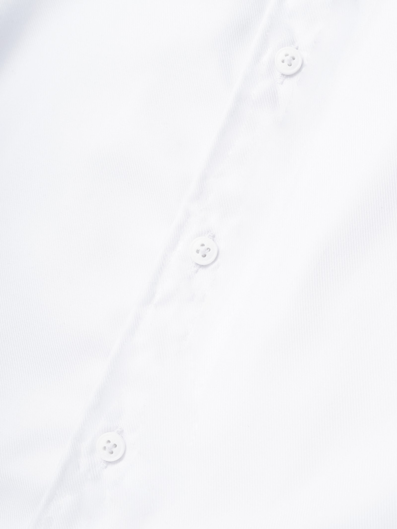 Áo Sơ Mi Tay Ngắn Sớ Chéo Thêu Chữ 4M Form Regular SM179