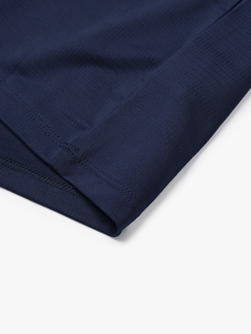 Áo Thun Thể Thao Phối Vai Form Regular AT177 Màu Xanh Đen