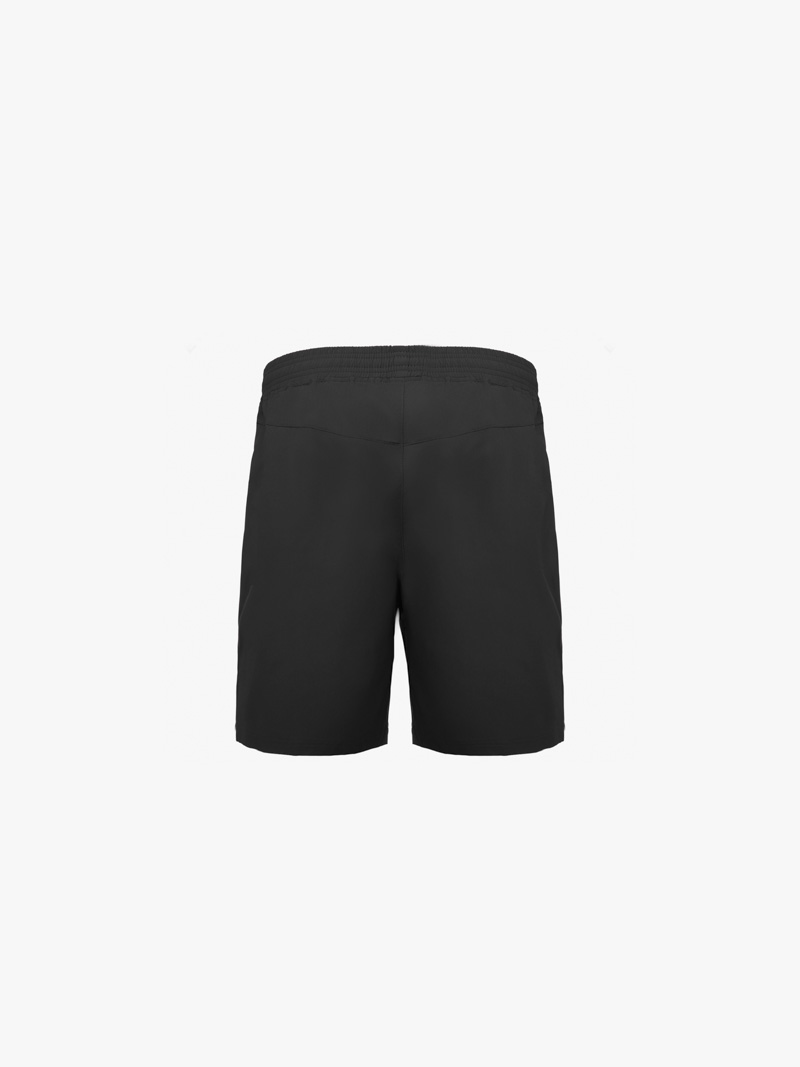 Quần Short Thể Thao In Chữ Active 4MEN Form Regular QS080 Màu Đen