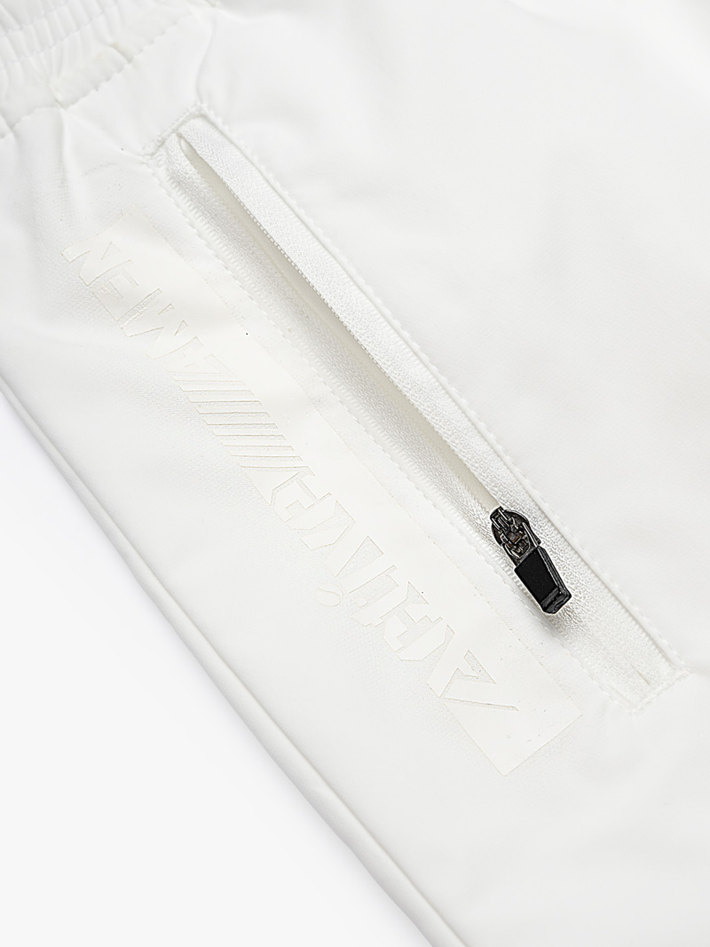 Quần Short Thể Thao In Chữ Active 4MEN Form Regular QS080 Màu Trắng