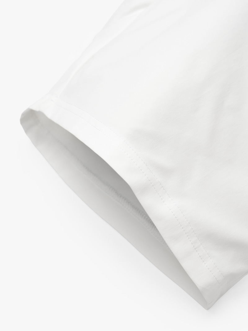 Quần Short Thể Thao In Chữ Active 4MEN Form Regular QS080 Màu Trắng