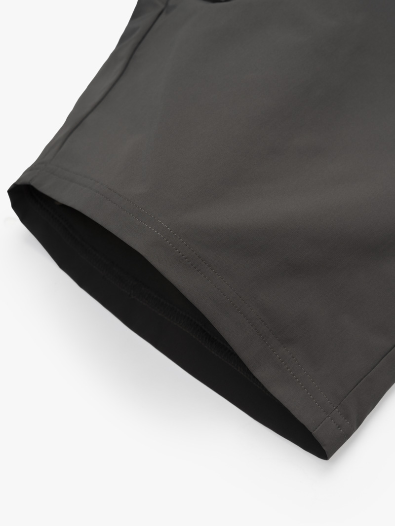 Quần Short Thể Thao In Chữ Active 4MEN Form Regular QS080 Màu Xám