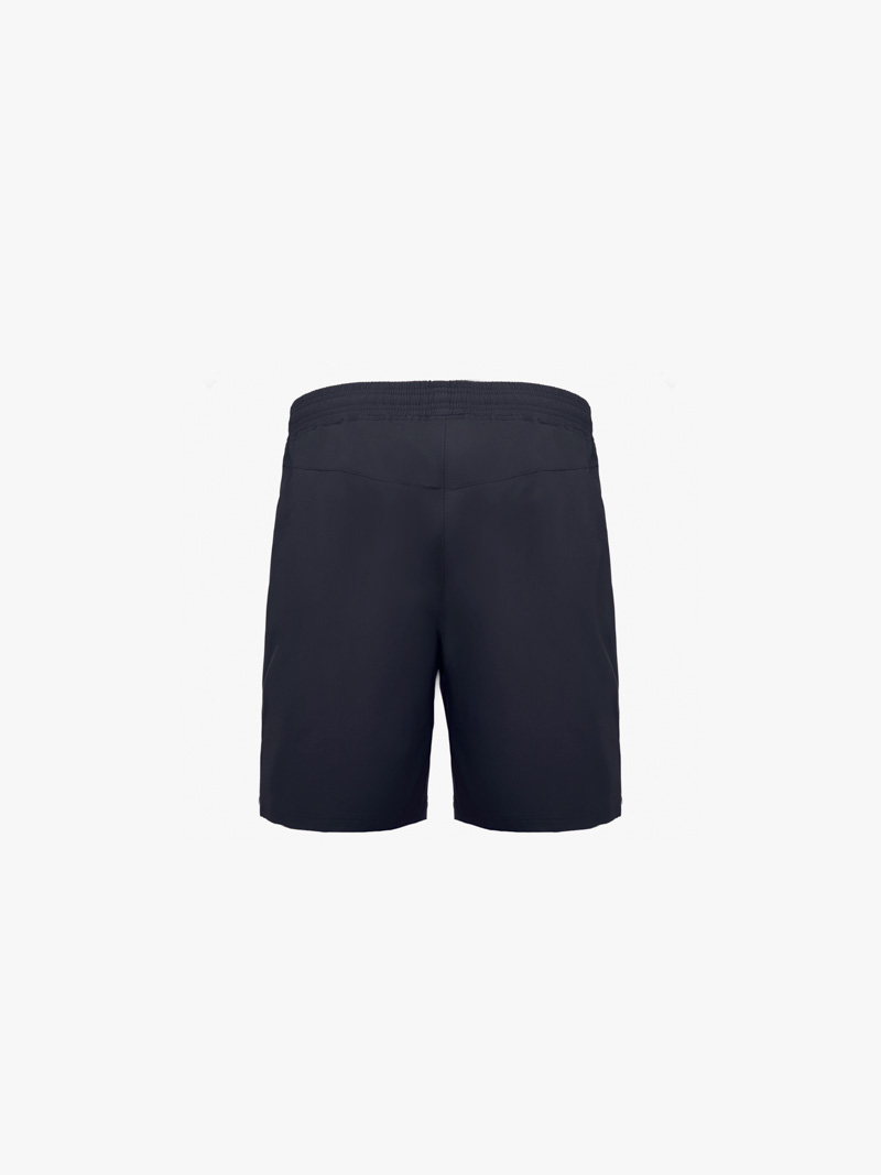 Quần Short Thể Thao In Chữ Active 4MEN Form Regular QS080 Màu Xanh Đen