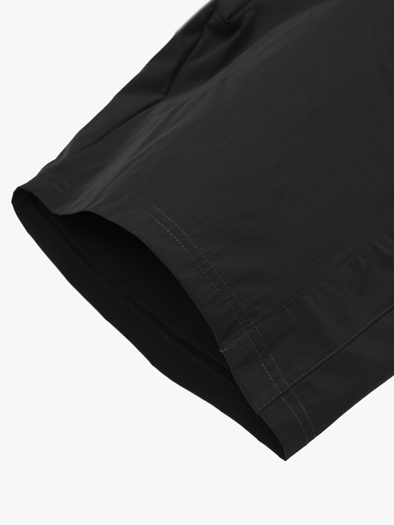 Quần Short Thể Thao In Logo 4Men Club Form Regular QS079 Màu Đen