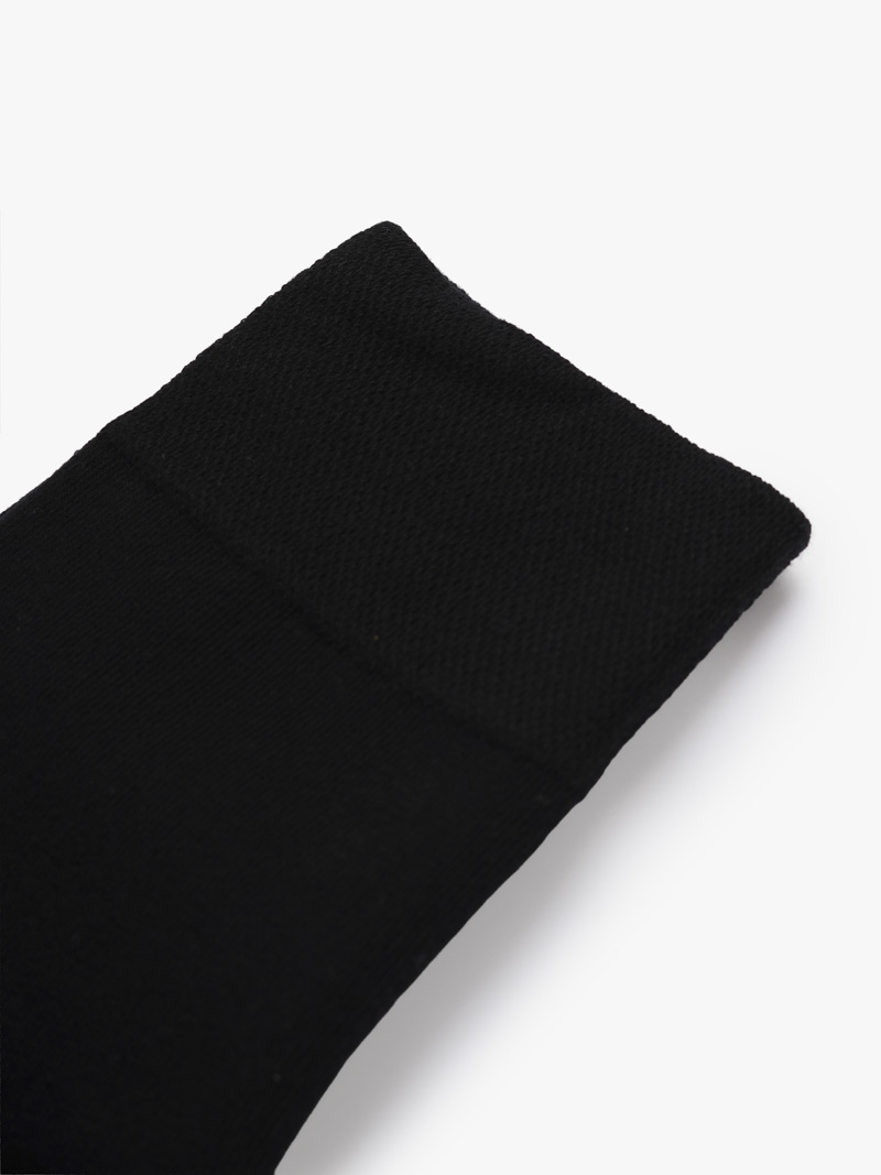 Vớ Thể Thao Cổ Cao Sợi Cotton Thấm Hút VO133 Màu Đen