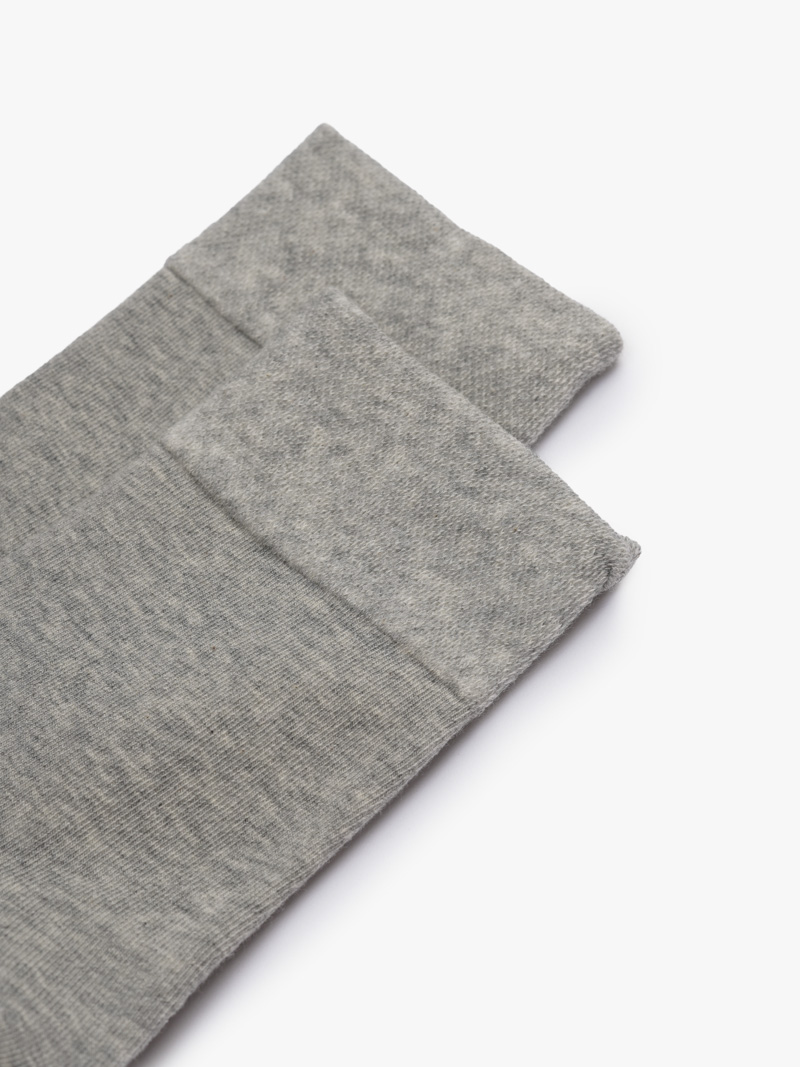 Vớ Thể Thao Cổ Cao Sợi Cotton Thấm Hút VO133 Màu Xám