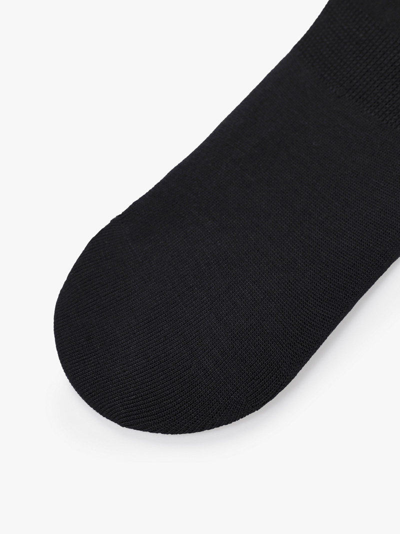 Vớ Lười Trơn Sợi Bamboo Kháng Khuẩn VO132 Màu Đen