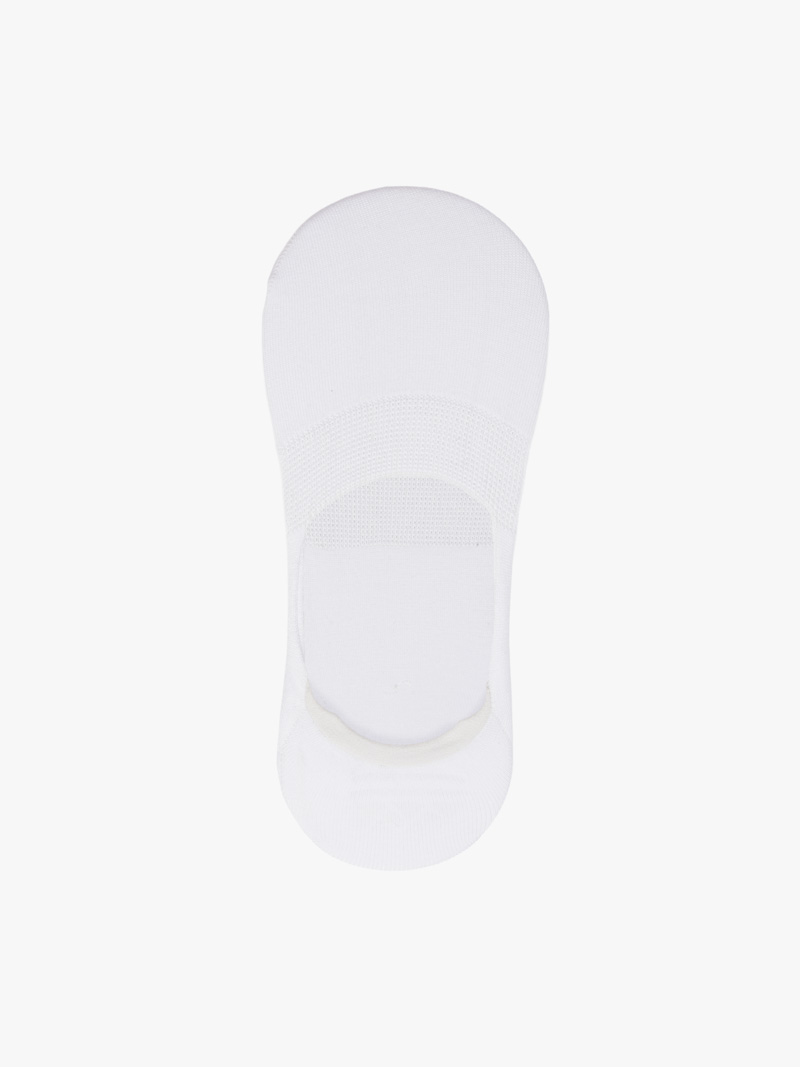 Vớ Lười Trơn Sợi Bamboo Kháng Khuẩn VO132 Màu Trắng