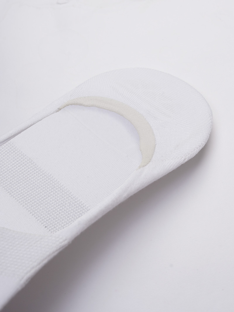 Vớ Lười Trơn Sợi Bamboo Kháng Khuẩn VO132 Màu Trắng