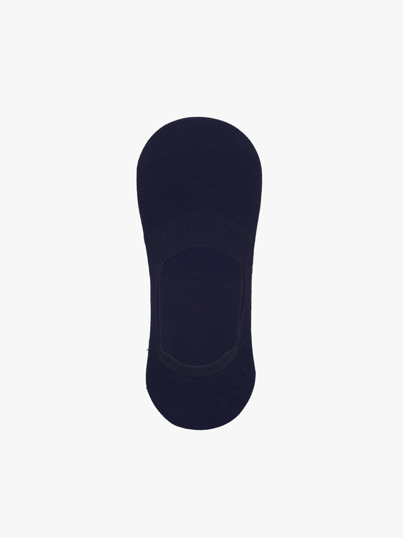 Vớ Lười Trơn Sợi Bamboo Kháng Khuẩn VO132 Màu Xanh Đen