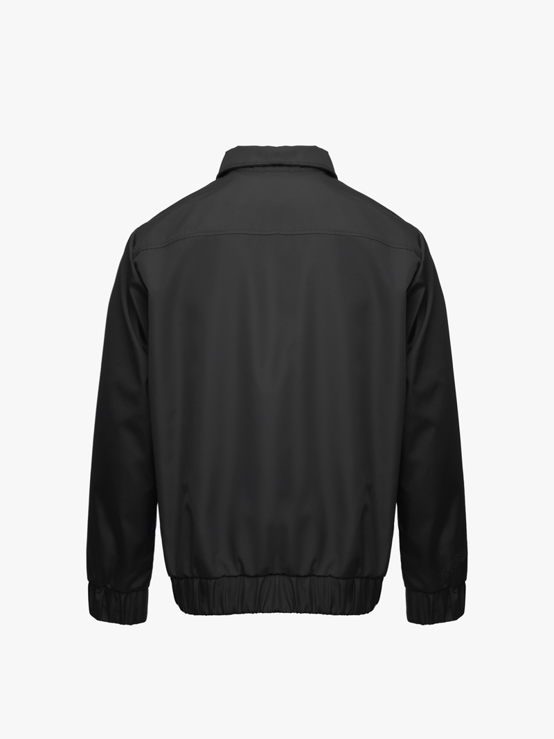 Áo Khoác Dù Ép Trơn Form Regular AK078 Màu Đen