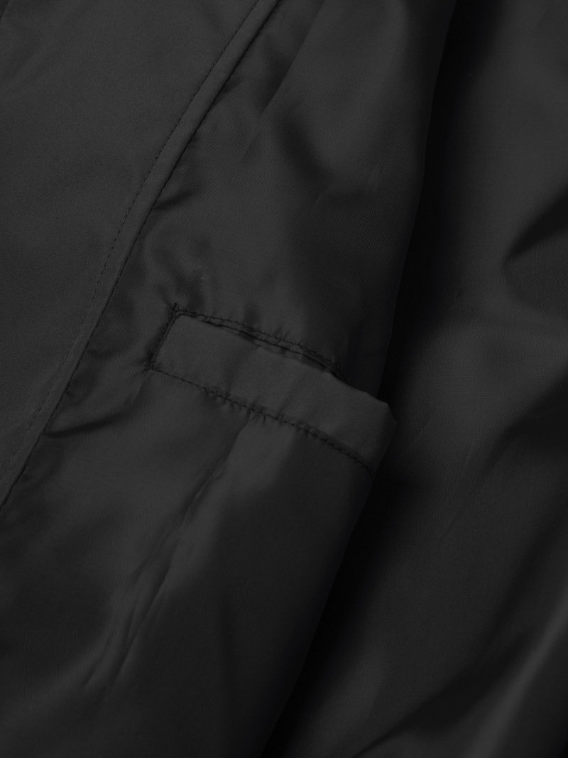 Áo Khoác Dù Ép Trơn Form Regular AK078 Màu Đen