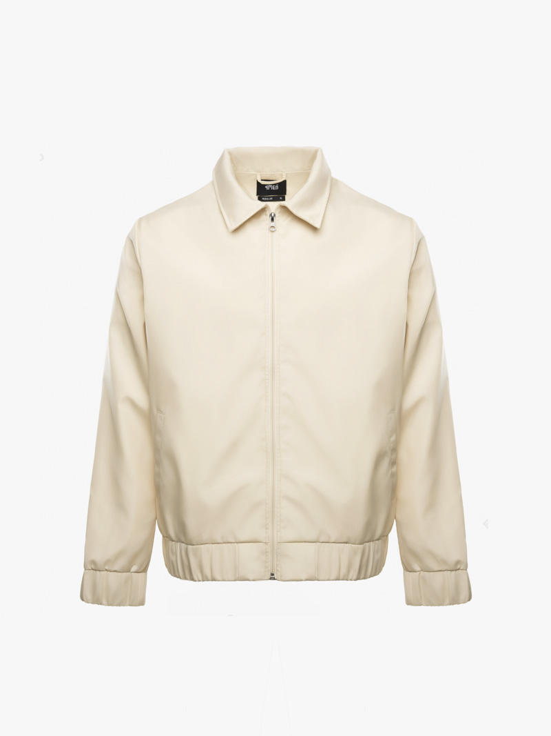 Áo Khoác Dù Ép Trơn Form Regular AK078 Màu Kem