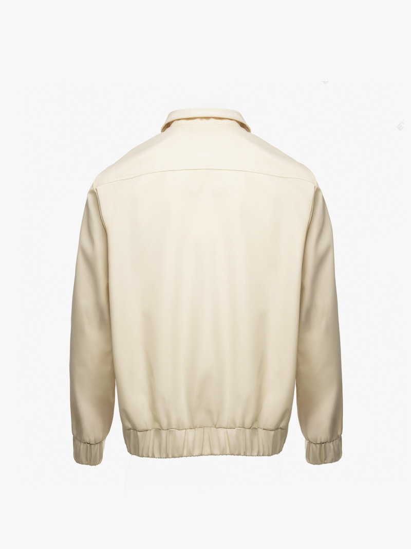 Áo Khoác Dù Ép Trơn Form Regular AK078 Màu Kem