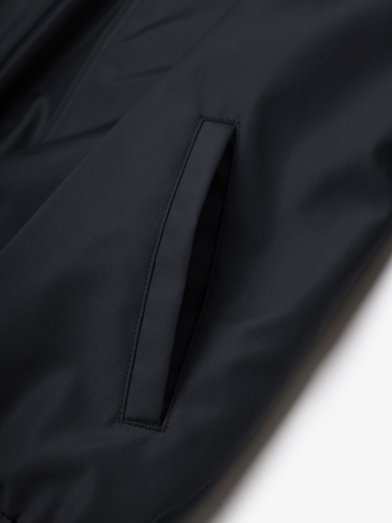 Áo Khoác Dù Ép Trơn Form Regular AK078 Màu Xanh Đen