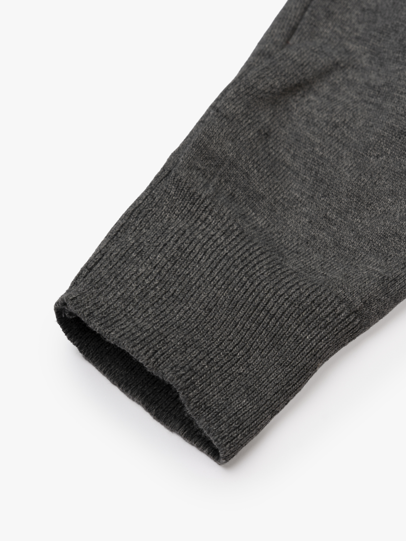 Áo Len Cổ Lọ Thêu 4M Ở Cổ Form Regular AL015 Màu Xám Muối Tiêu