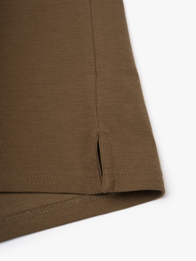 Áo Polo Cổ Phối Màu Form Regular PO172 Màu Nâu