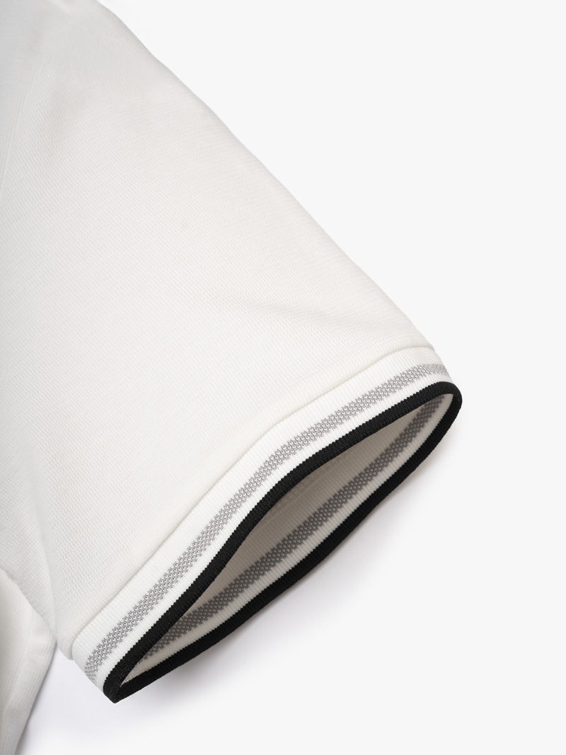 Áo Polo Cổ Phối Màu Form Regular PO172 Màu Trắng